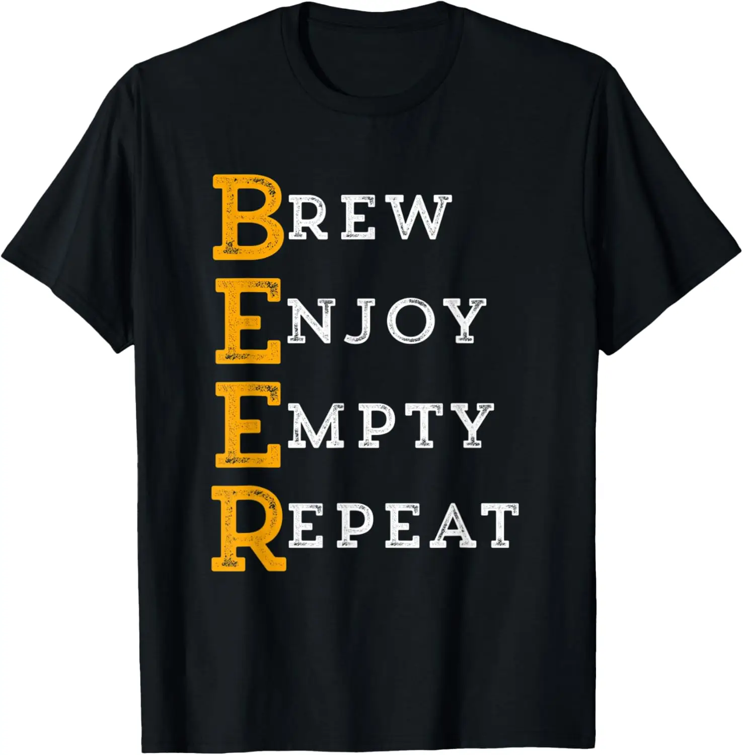 Funny Beer Lover Craft Brew Enjoy Empty Repeat Brewer Fest T-Shirt