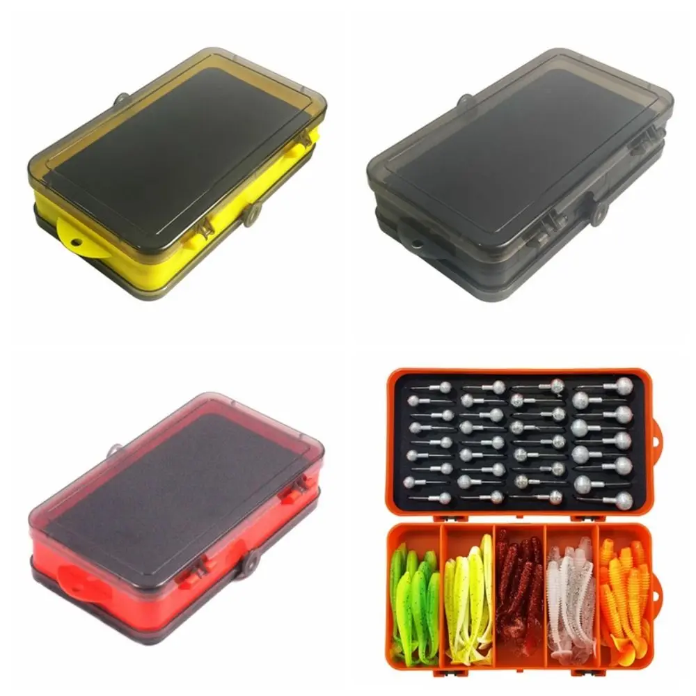 Double-sided Double Sided Fishing Tackle Box Multi Compartments Sturdy Construction Fishing Storage Boxes Sorting Convenient