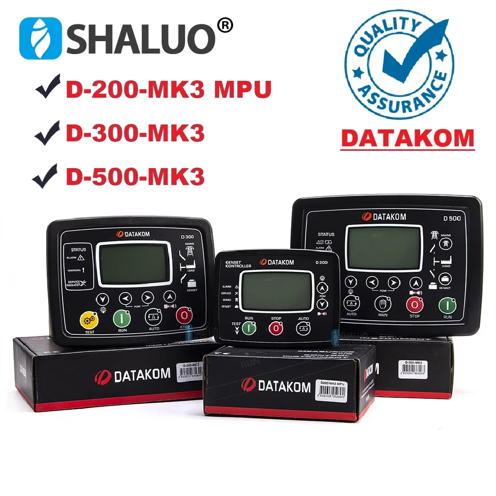 Original DATAKOM D500 D300 D200 MK3 MPU Genset Controller Panel Generator Control Module D‑300‑MK3 D‑500‑MK3 D‑200‑MK3‑MPU