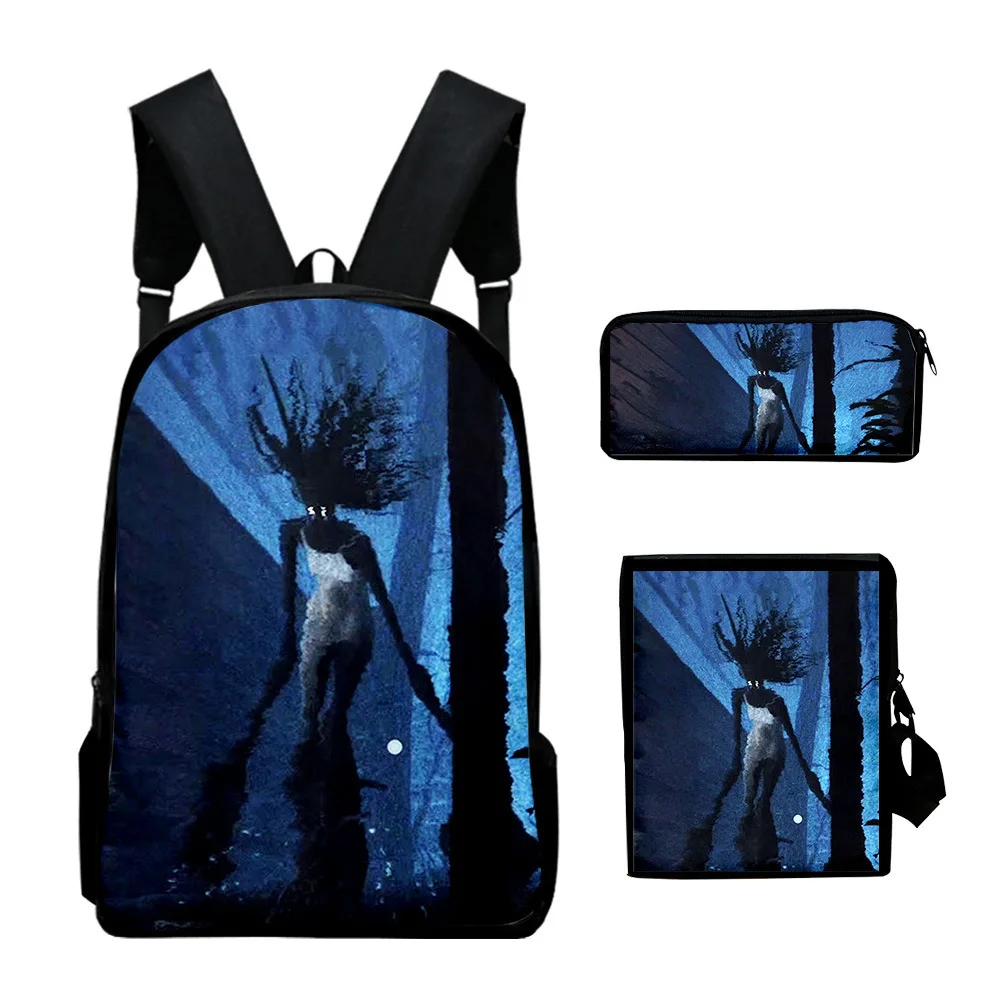 Trendy Popular Among the Sleep 3D Print 3pcs/Set pupil School Bags Laptop Daypack Backpack Inclined shoulder bag Pencil Case