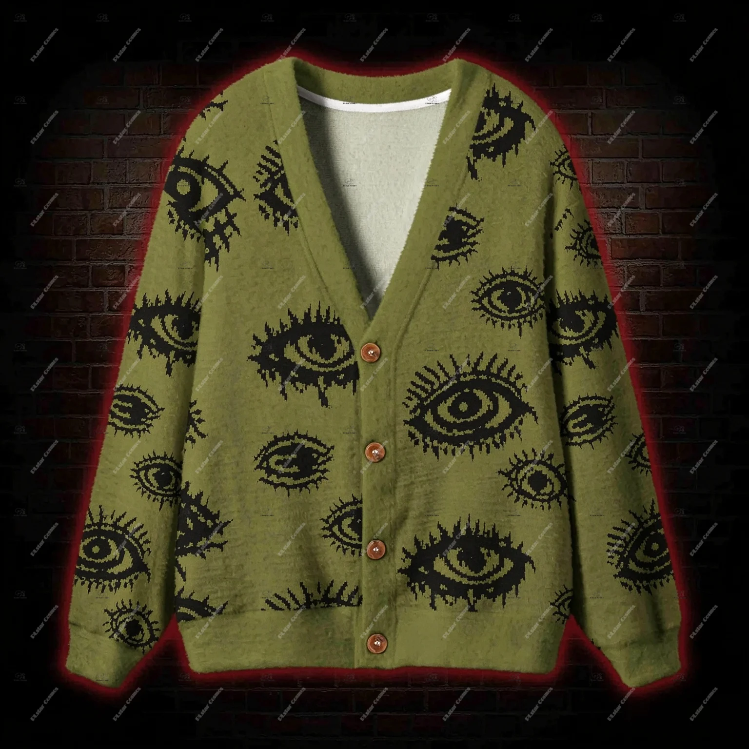 Newest Christmas Halloween Vintage Dark Style Cardigan Retro Sweater 3DPrint Harajuku Casual Funny Unisex Winter Sweatshirt Q6