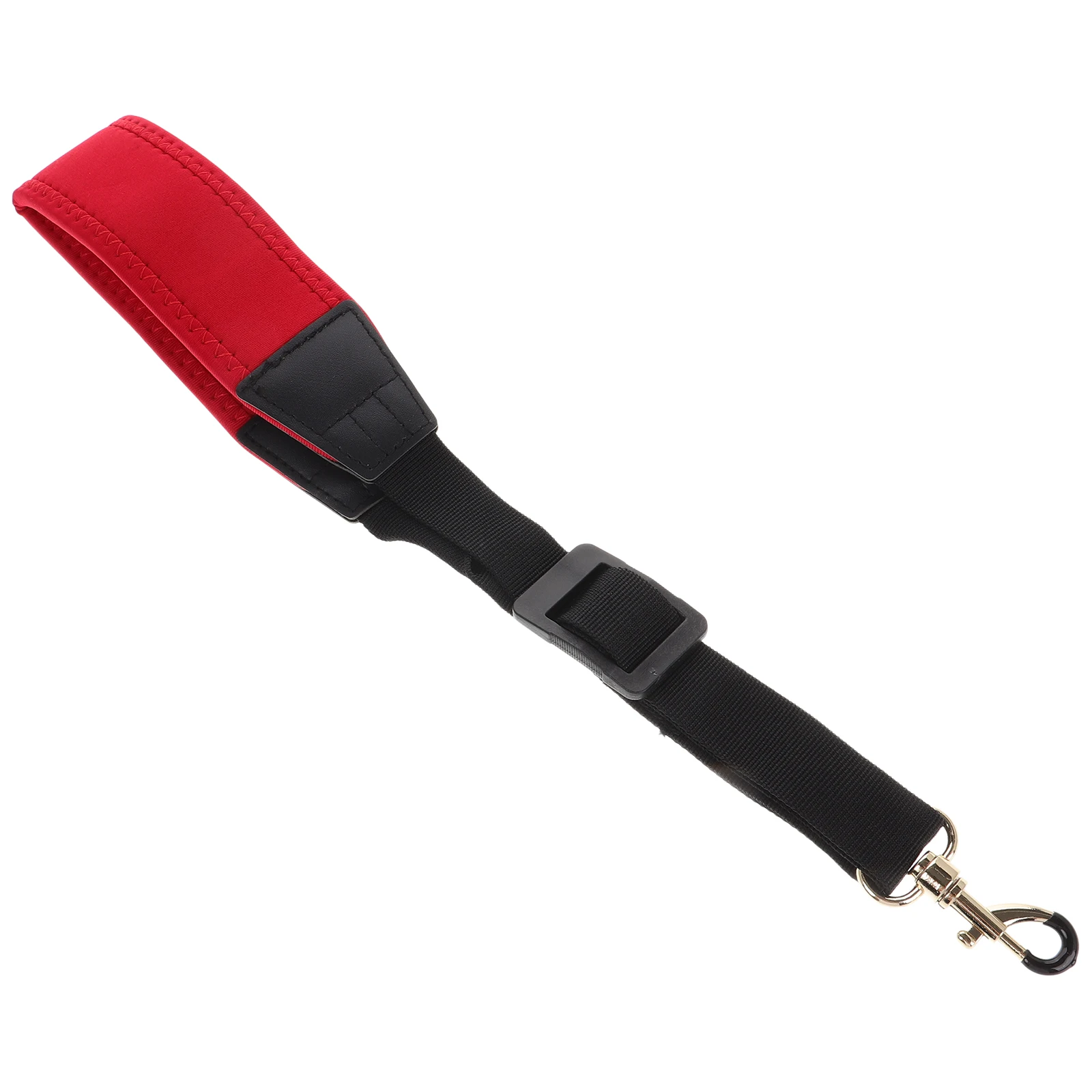 

Saxophone Strap Alto Neck for Universal Adjustable Belt Red Replacement