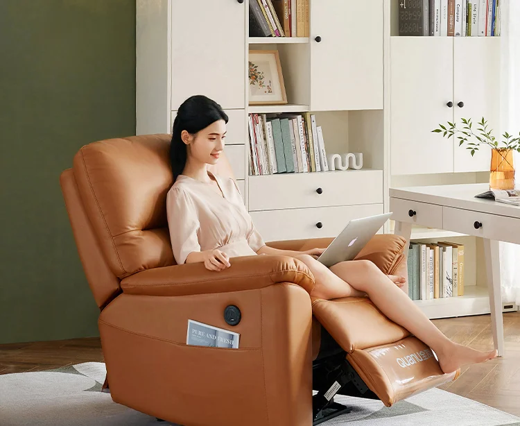 

Quanyou Home Furnishing Electric Multifunctional Single Chair Modern Simple Small Apartment Living Room Fabric Single