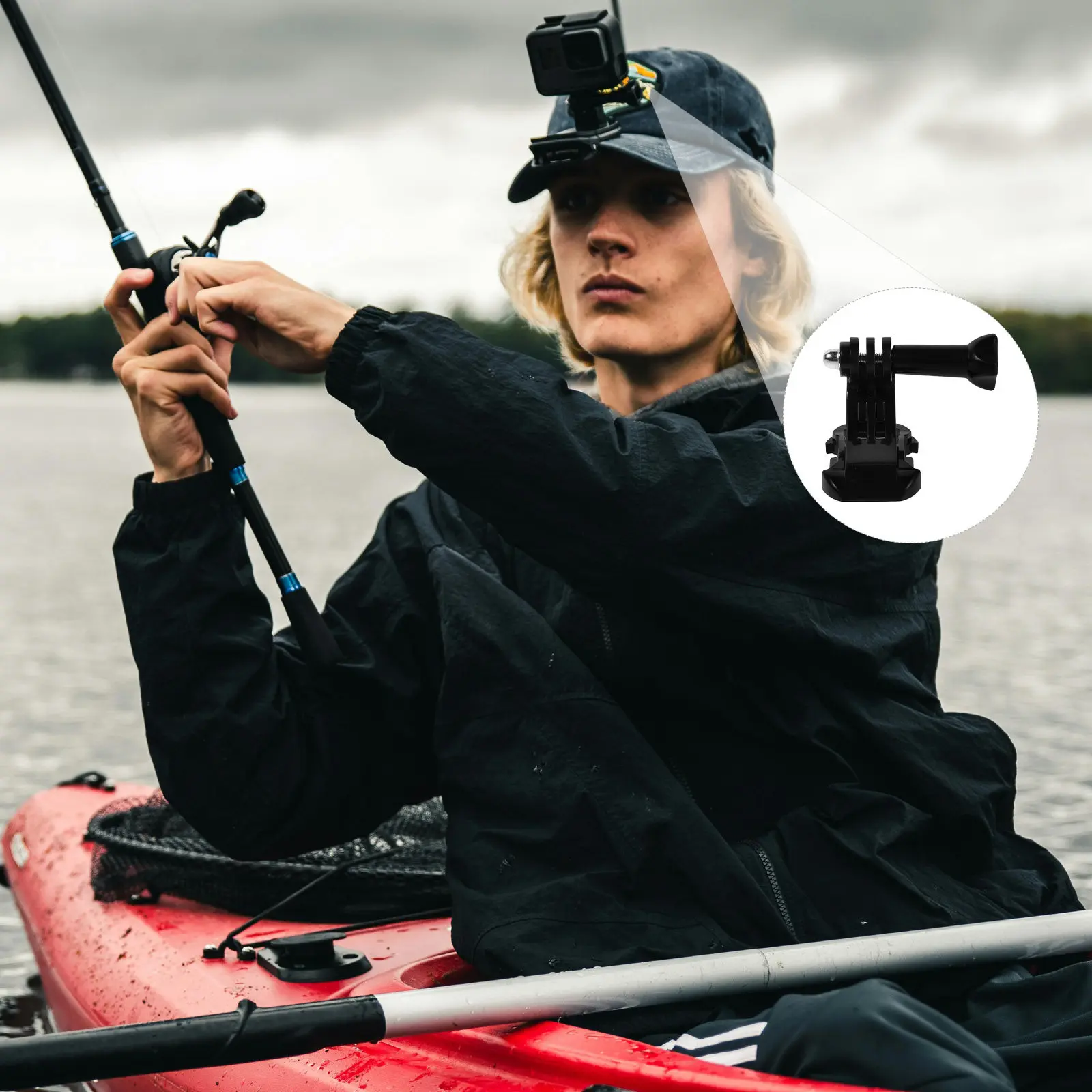 Action Camera Surfboard Fixed Guide Bracket Universal Sports Guide Bracket Stable Mount Adjustable Angles for Water Sports