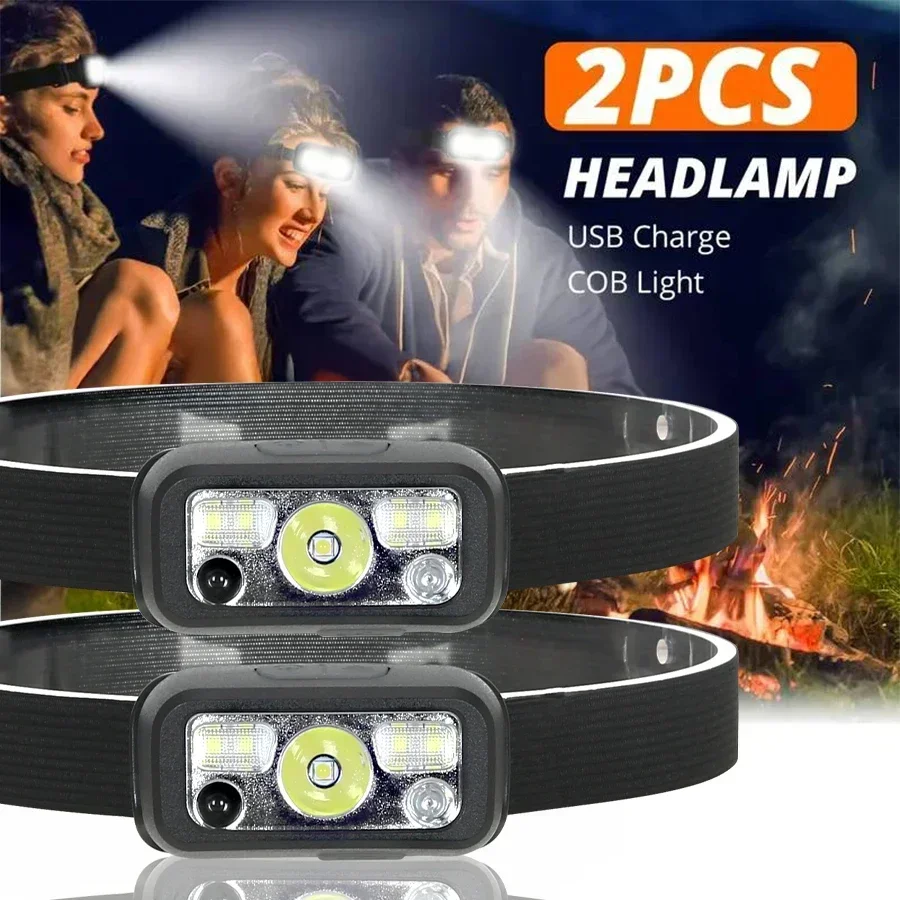 

Светодиодный сенсорный налобный фонарь USB перезаряжаемый походный поисковый светильник налобный фонарь светодиодный налобный фонарь для рыбалки беговой фонарь