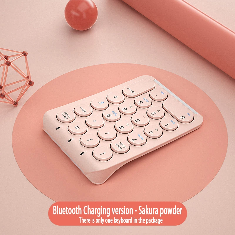 HB159 [Gift] Notebook External Bluetooth Numeric Keypad, Bank Financial Accounting, Cashier Wireless Keypad