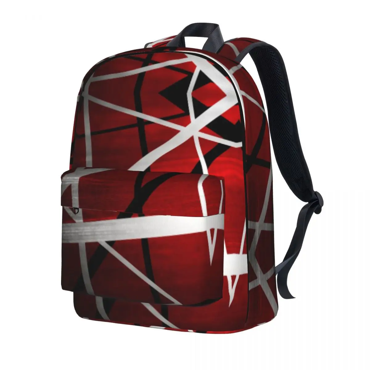 

Van Halen Backpack Abstract Geometric Fashion Backpacks Teen Travel Breathable School Bags Designer Rucksack