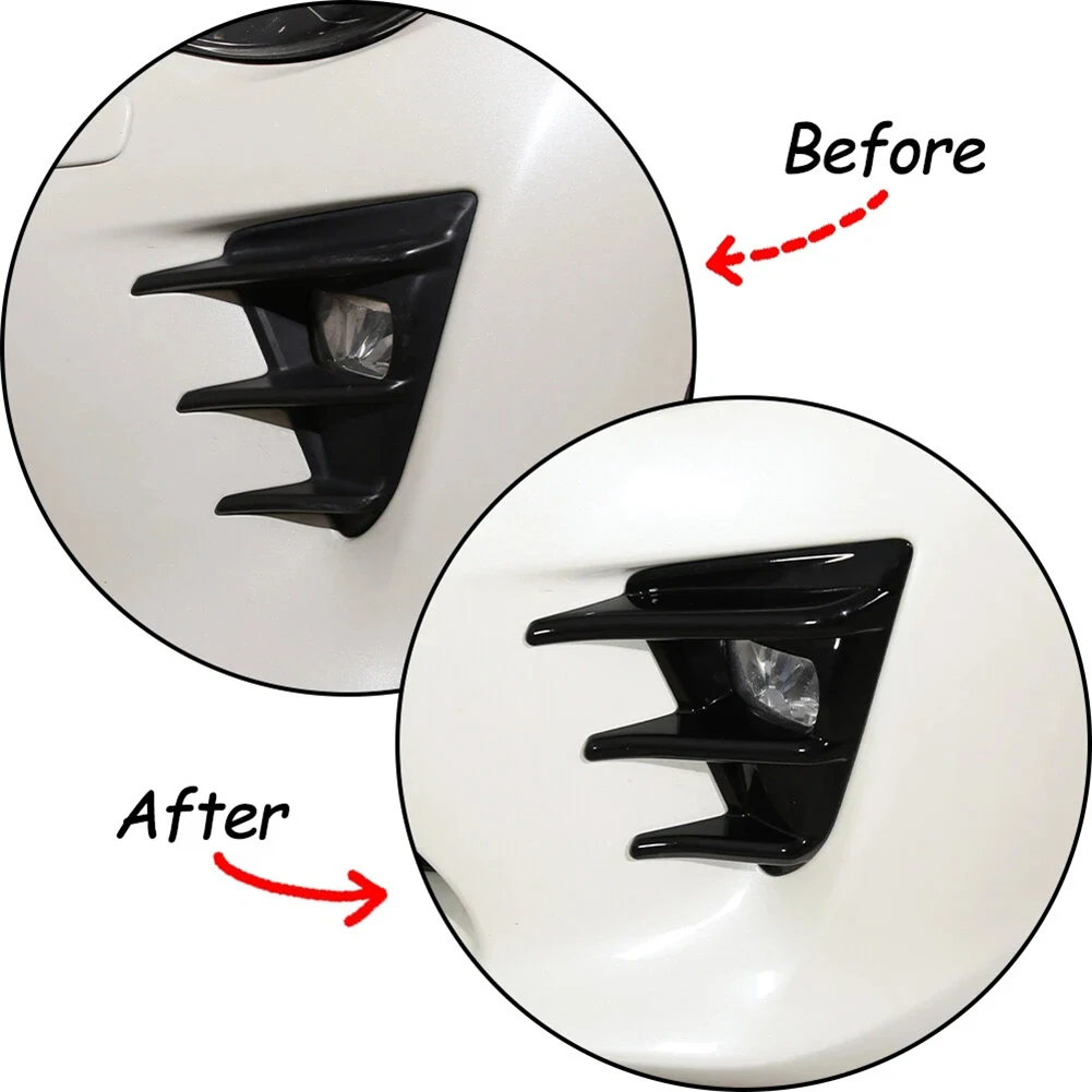 

Suitable For Toyota 16-20 86 Front Fog Lamp Decorative Frame Plastic Black Car Accessories Easy To Use High Quality Tools