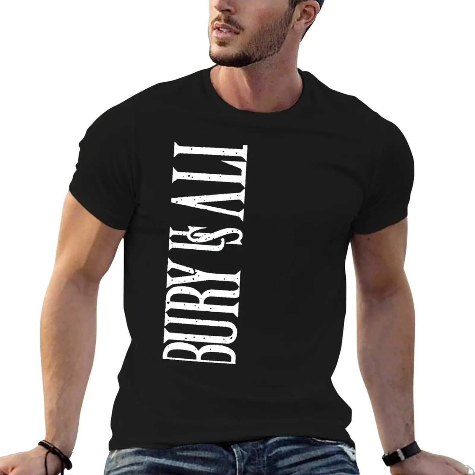 تي شيرت Bury Us All (عمودي) تي شيرت رجالي تي شيرت للسيارات برسومات