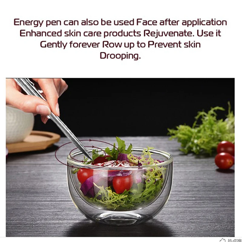 Massage Negative Ion Energy Wand NANO Energy Alkaline Water Stick Water Activation Pen Stress Relief