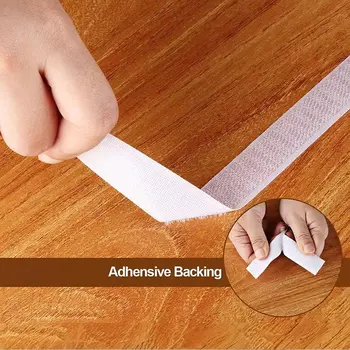 1-10M suché zipy samolepicí suchý zip páska upevňovací páska dům DIY magický kohoutek auto oboustranná role silné lepidlo domácí popruhy 8 nejlepší prodej suché zipy - №2