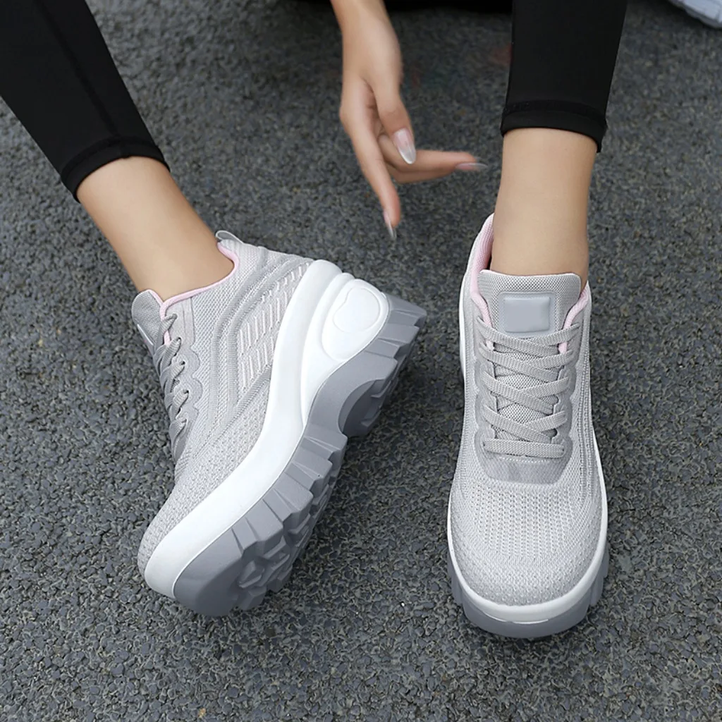 

Новые женские повседневные модные трендовые туфли: удобные, износостойкие, с толстой подошвой, дышащие, популярные онлайн