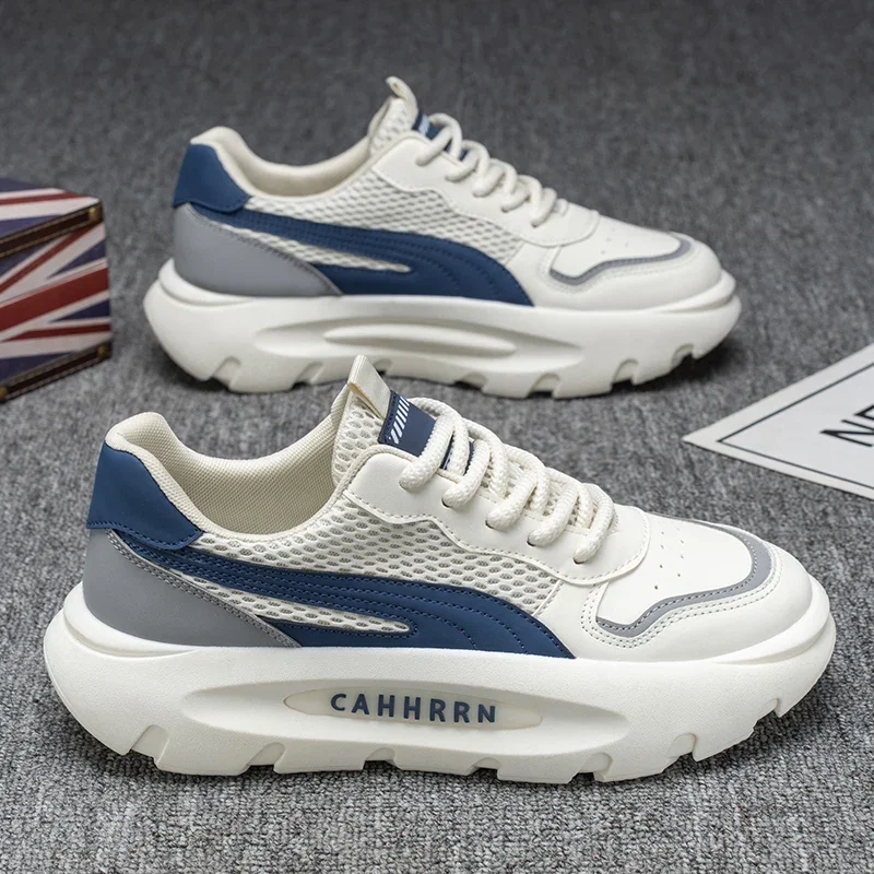 

Универсальные мужские кроссовки для отдыха, мужские легкие удобные спортивные прогулочные туфли, модные высококачественные массивные туфли, мужская обувь