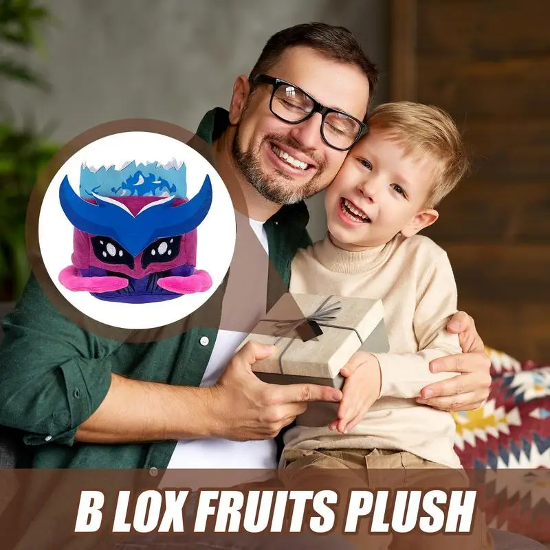 Juego de vídeo de 14cm, juguete de peluche, caja de frutas, animales de peluche, muñeca suave, hojas oscuras, zorro Frutado, dragón, mamutiles, regalos para niños