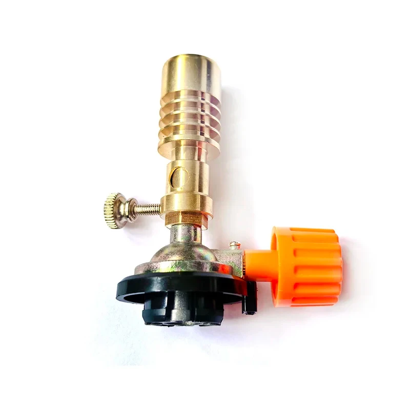 Butane Bunsen Copper Alloy Gas Torch Nozzle Soft and Hard Flame Adjustable for Laboratory Cassette Gas Bottle