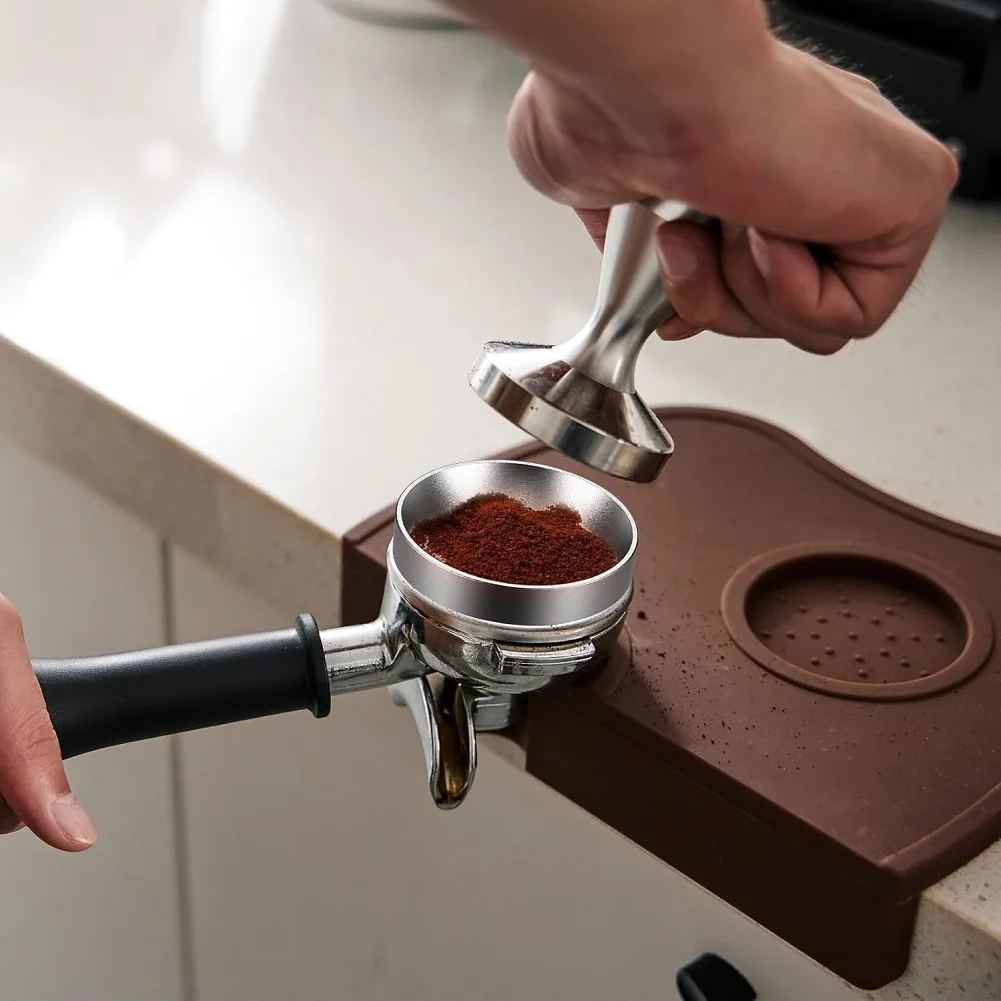 For Espresso Dosing Ring 51mm Aluminum Material with Magnetic Mounting System for Grinder Compatibility and Stability