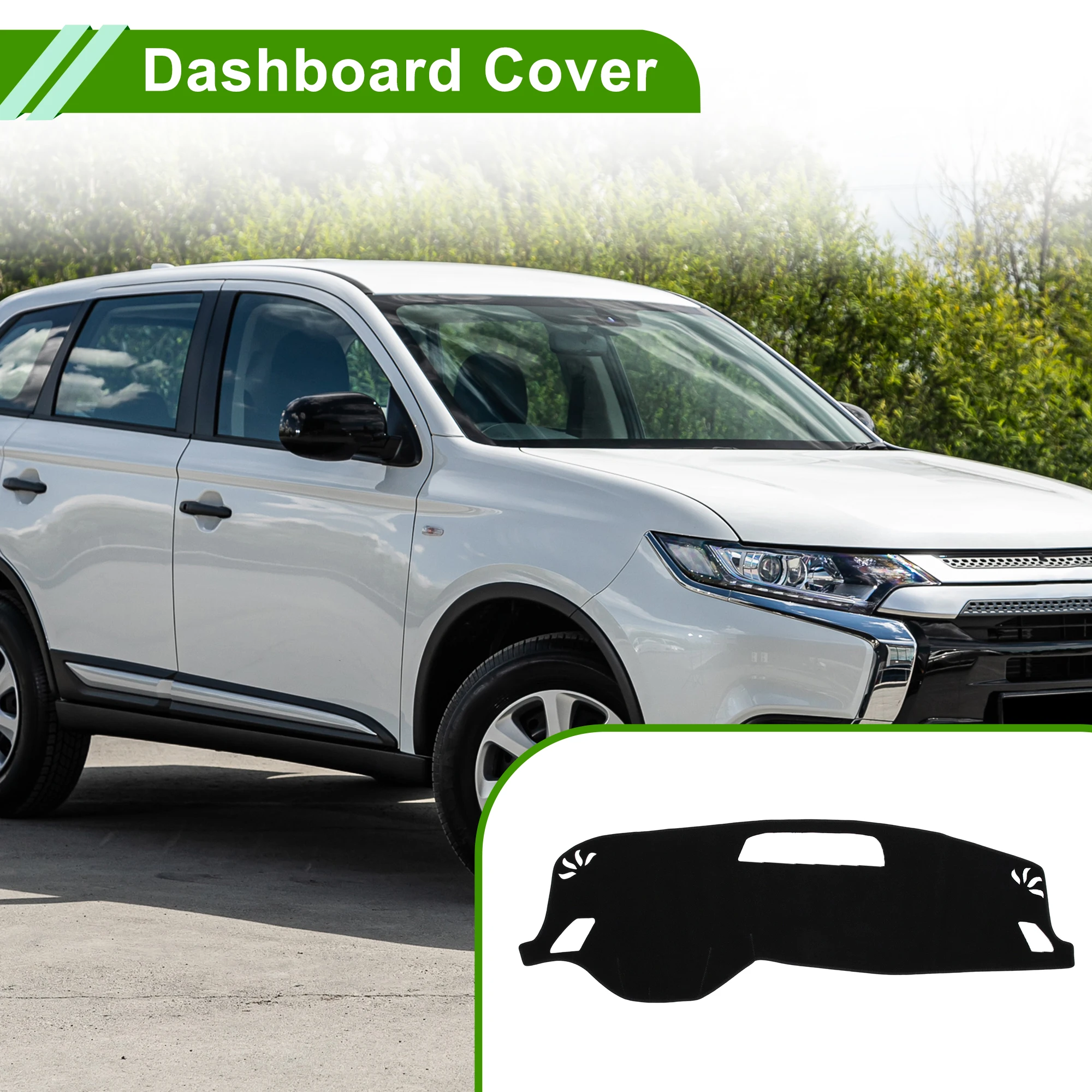 

UXCELL Dashboard Cover for Mitsubishi Outlander 2022-2025 Black 1 Pc