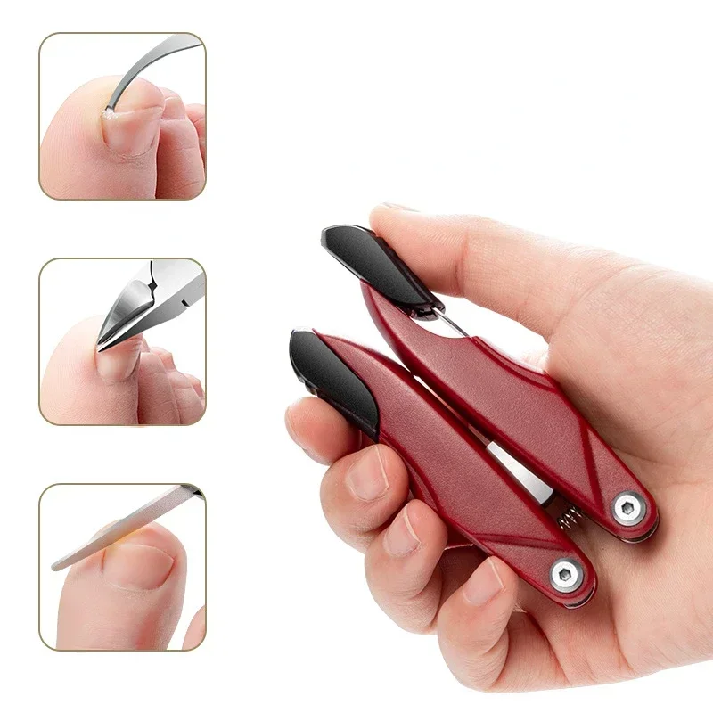 1 قطعة كماشة الأظافر انقر الأنف تصميم السيليكون لمقص الأظافر هلام البولندية إزالة باديكير مانيكير لون مسمار الفن