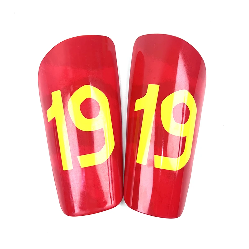 Parastinchi per bambini e adulti, accessori per l'allenamento del calcio, protezioni per le gambe, regalo per giocatori di calcio, numero 17, 19, vendita calda