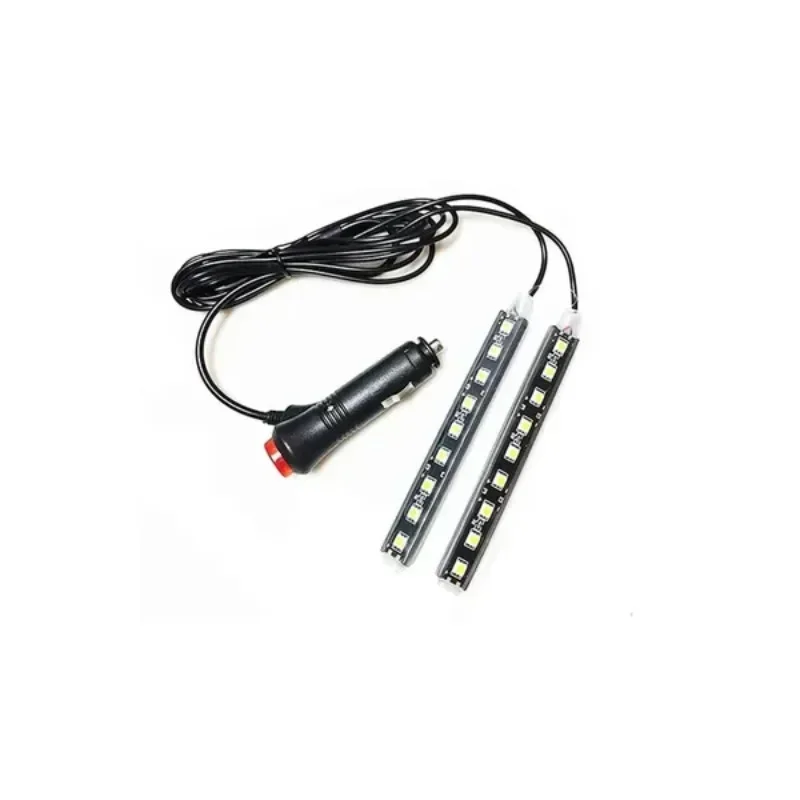2 Pcs Car LED Foot Sole Decoration Light Strip Car LED Light Decoration Light Strip Car Decoration view 5