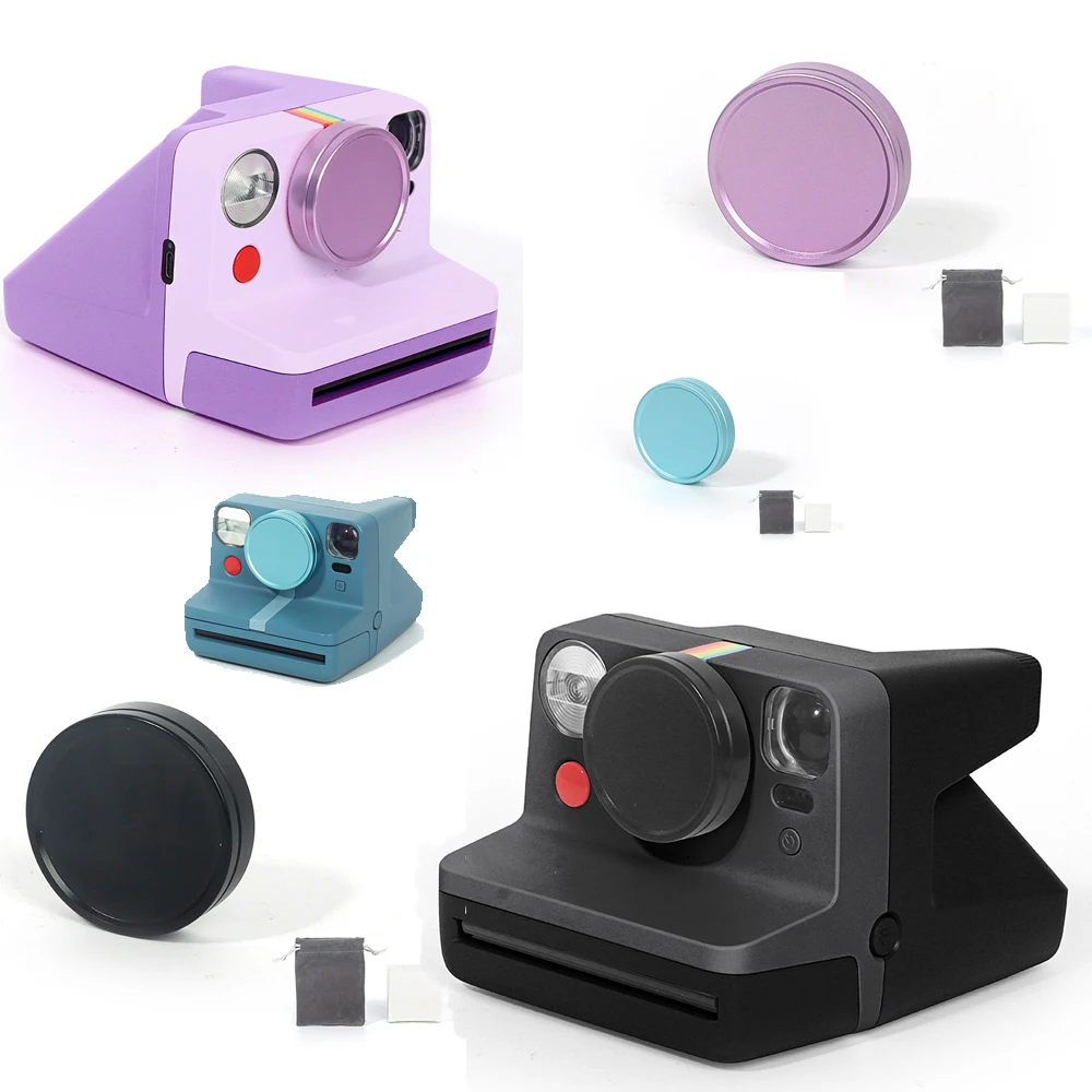 

Lens Cap for Polaroid NOW 2/3/ NOW+2/3 Camera Aluminum Alloy Dustproof Lens Protective Cover Guard Anti-Scratch Camera Accessory