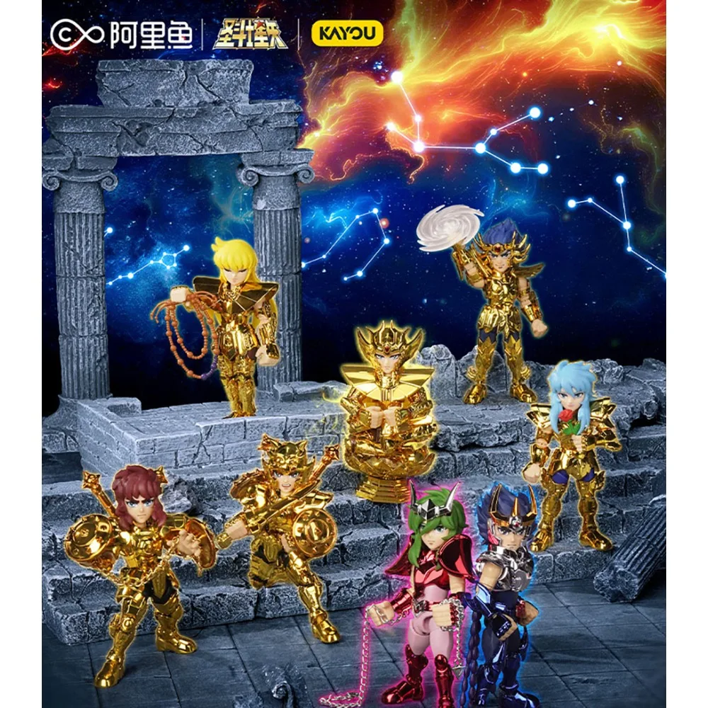 جديد KAYOU Saint Seiya صندوق أعمى عصري أدوار أنيمي الحصري المؤثرات الخاصة اكسسوارات عمل أرقام المشجعين جمع الهدايا اللعب