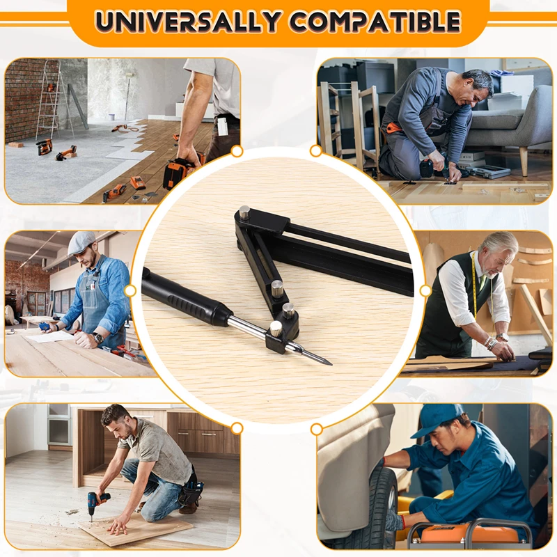 【ABODE】قلم رصاص متعدد الوظائف - أداة كتابة متعددة الوظائف، أداة قياس النجارة بنفسك #5