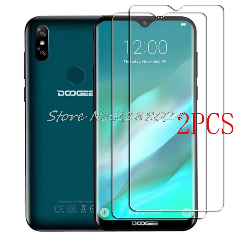 2PCS FOR Doogee X90L Tempered Glass Protective on  Doogee X90 6.1