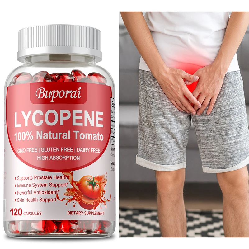 

Lycopene Capsules - Premium Antioxidant, Supports Prostate, Heart Health, Balances Cholesterol Levels, and Enhances Immunity