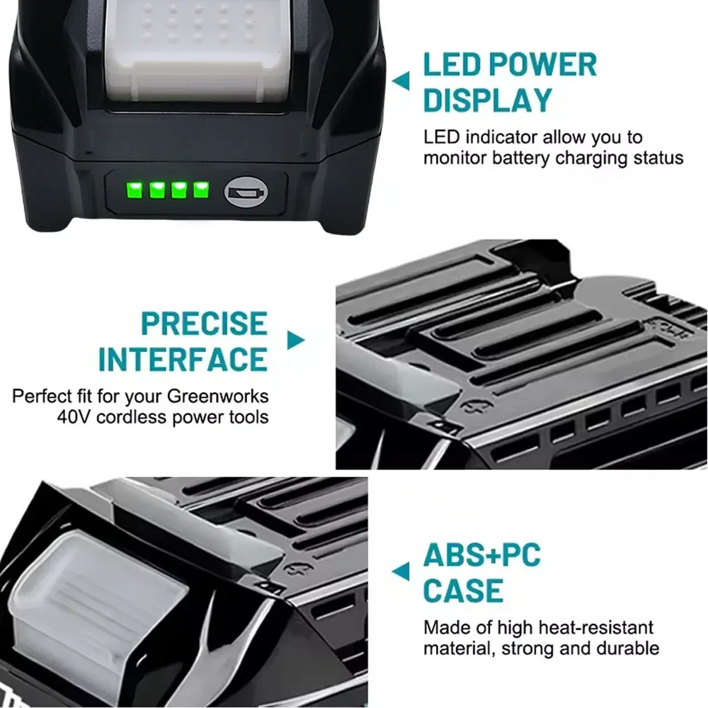 40V Hochleistungs-100%-Original-Makita-Lithium-Ionen-Akku 5,0AH MAX XGT BL4020 BL4025 BL4040 BL4050 BL4080