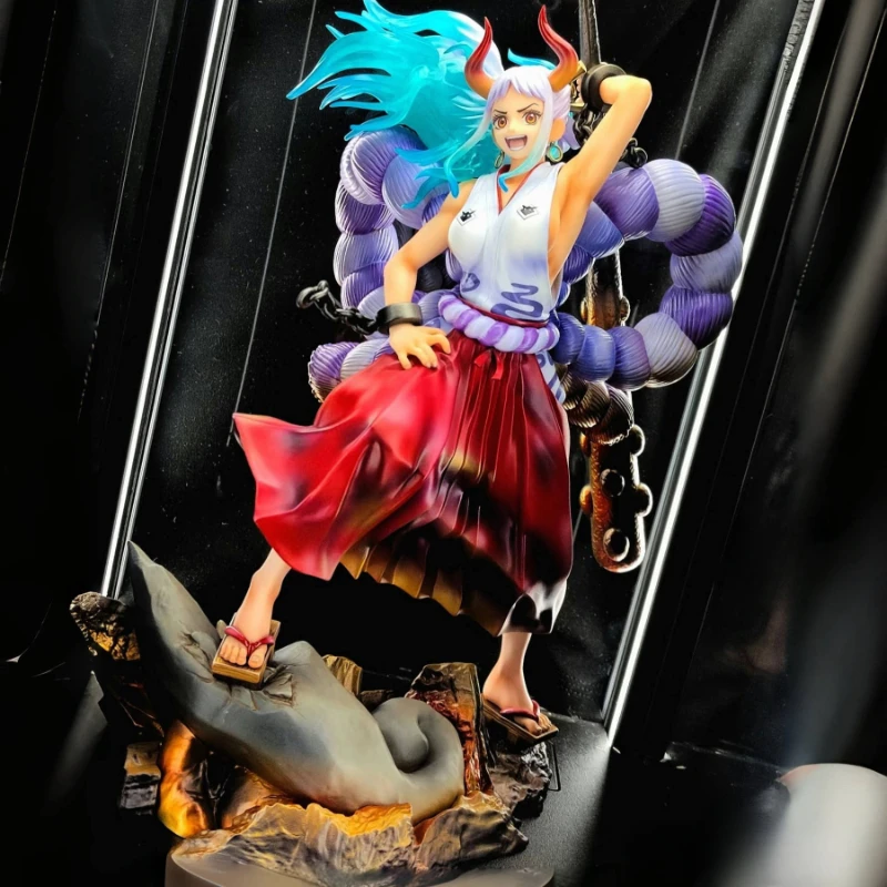 

Anime One Piece Wano Yamato Action Figure Kaidou Daughter Island Ghost Yamato Figurine GK Statue PVC Japanese Collection Toys