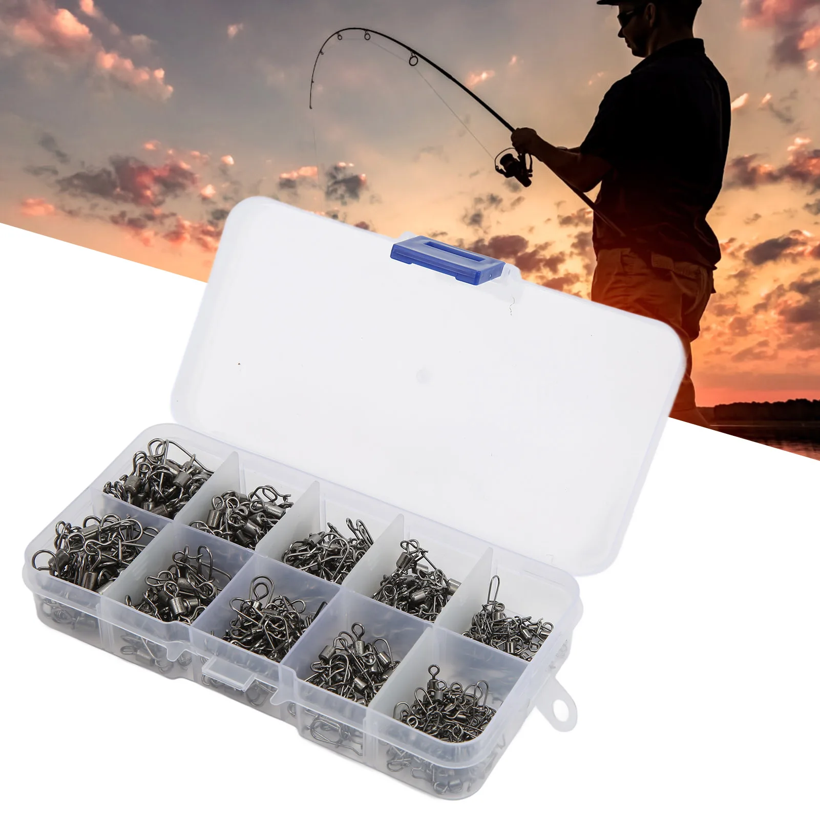 conjunto-de-210-pecas-de-giradores-de-pesca-em-aco-inoxidavel-com-snap-girador-de-alta-velocidade-tipo-8-e-conector-reforcado-para-equipamento-de-pesca