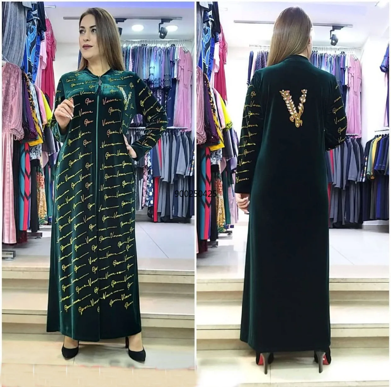 Vestido africano Dashiki para mujer, traje largo con estampado de letras, talla grande, L-2XL