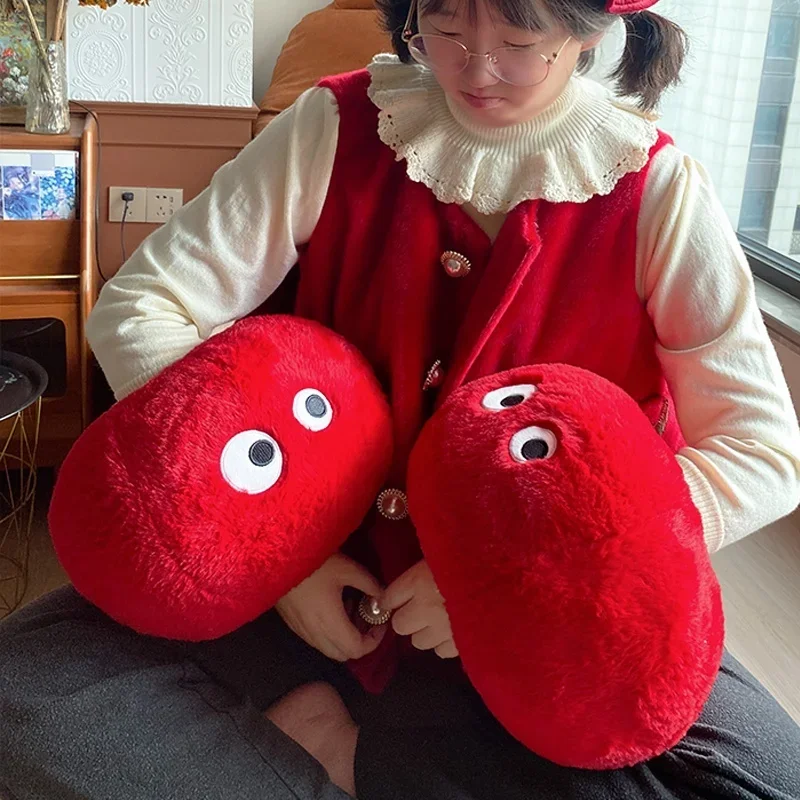 New Creative Cute Cartoon Sugared Gourd Plush Toys Soft Fluffy Chubby Chinese Dessert Toys Funny Toys For Children Home Decor