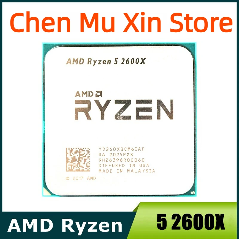 

Процессор AMD Ryzen 5 2600X R5 2600X 3,6 ГГц шестиядерный двенадцатипоточный 95 Вт Процессор Socket AM4