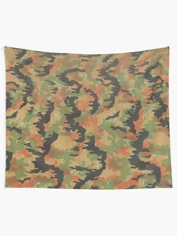 Waffen SS Leibermuster camo pattern 1945 Tapestry Tapete For The Wall Outdoor Decor Room Aesthetic Tapestry