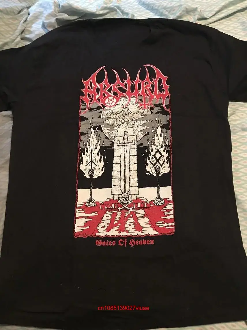 Absurd Band Black T Shirt Cotton  S 5XL RM600 long or short sleeves