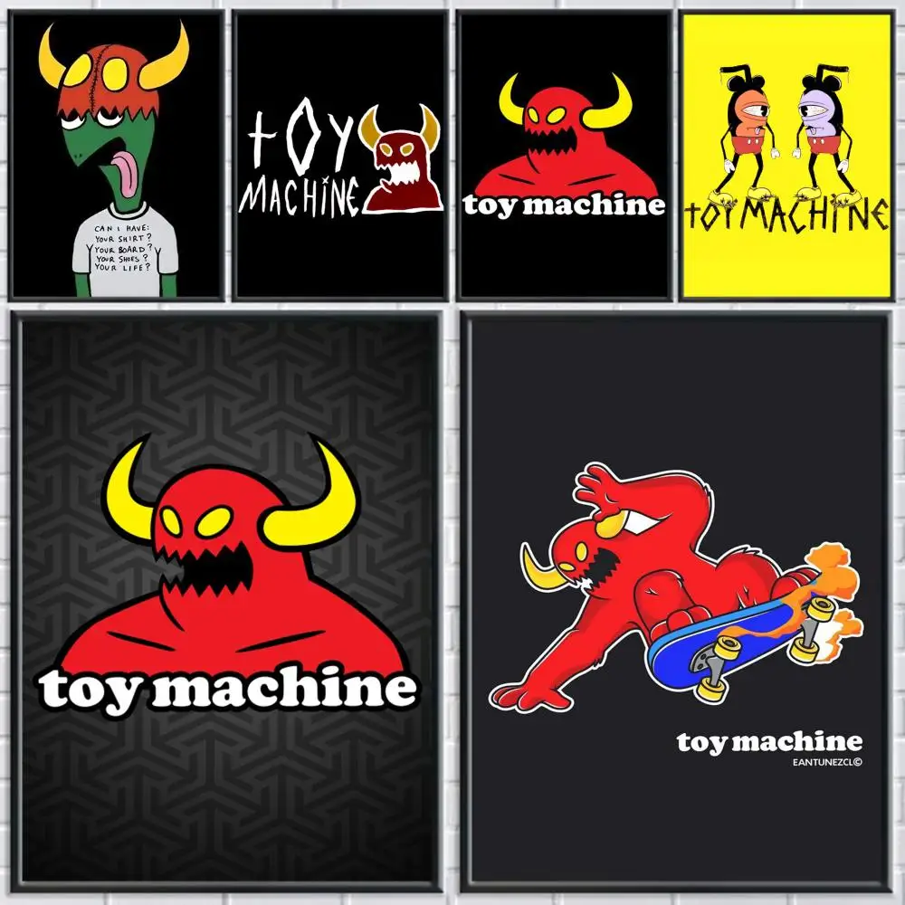 

T-Toy M-Machine S-Skate Poster Holiday Gifts Designed For Home Restaurant Office Space Corridor Wall Art
