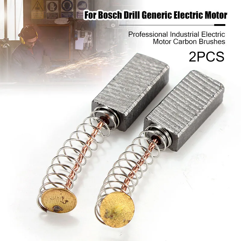2Pcs/10Pcs 17X8X5มม.แปรงอุตสาหกรรม Motor Listrik แกรไฟต์แปรงสำหรับ Bosch เจาะทั่วไปซ่อมเปลี่ยน