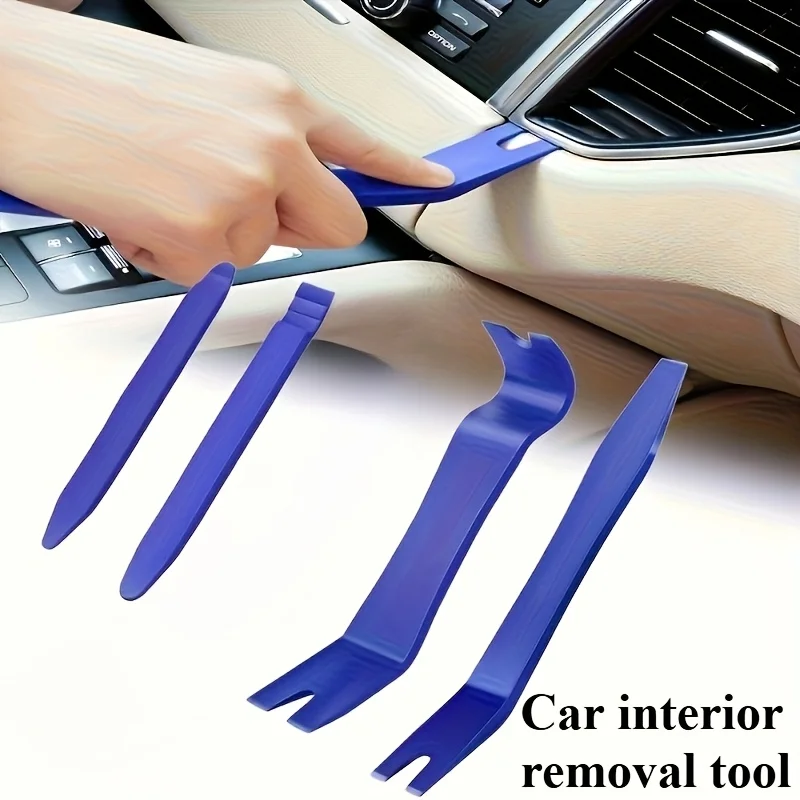 5pcs Professional Non Scratch Plastic Car Tool Set Suitable for Door Panel Removal Dashboard Trim Disassembly Panel Pry Bars