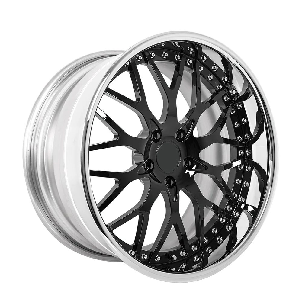 

Car Rims 19 20 21 22 23 24 26 Inch 2 Piece Chrome Deep Lip Forged Wheels Aluminum Alloy For Chevrolet Impala BMW M3 M4