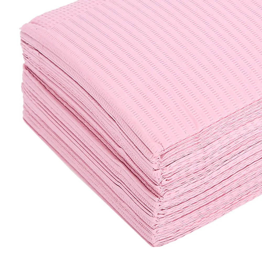 125PCS Disposable Nail Paper Table Mats Portable Waterproof Clean Pad Desktop Protection Tattooed apron Beauty Salon