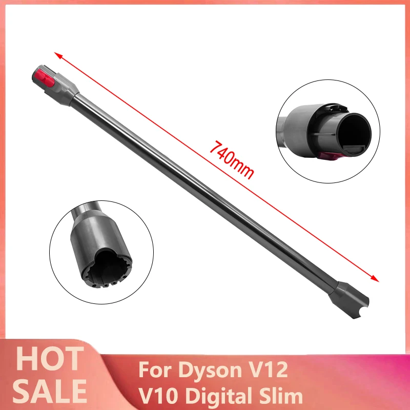 Extension Rod Straight Tube For Dyson V12 V10 Digital Slim Metal Aluminum Pipe Handheld Vacuum Cleaner Tool Accessories Parts