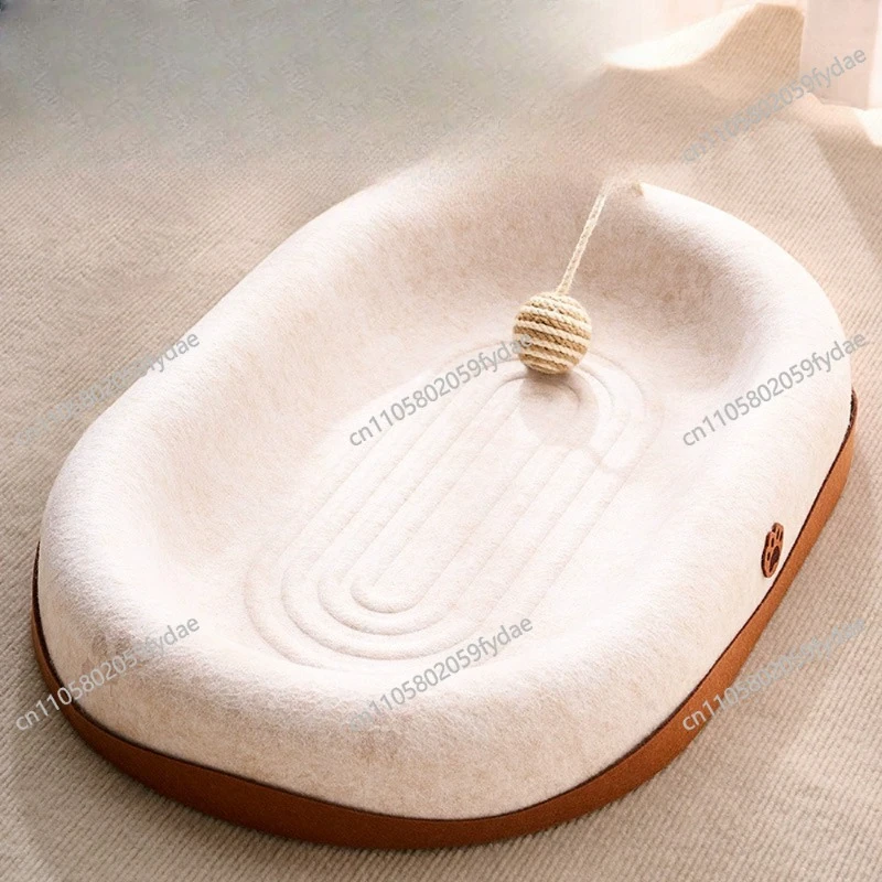 Scratch-resistant Felt Cat Nest Four Seasons Multi-functional Cat Bed
