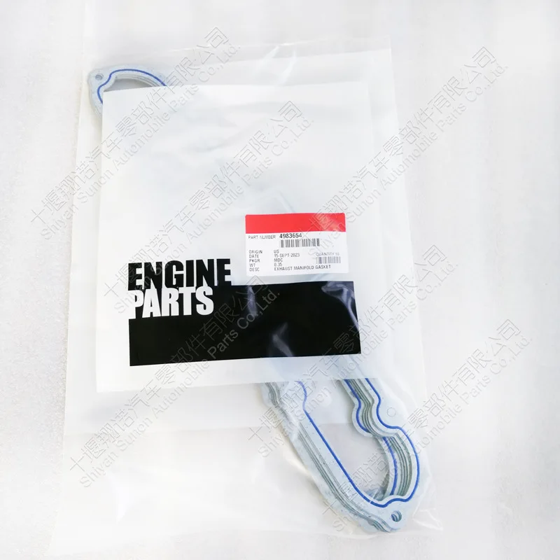 5Pcs for Cummins engine parts intake manifold gasket 4983654