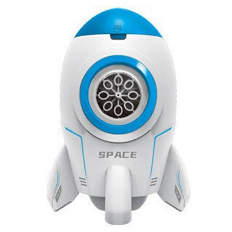 ODIES-V16 Net-Red Rocket Electric Bubble Machine With Light Charging One-Button Bubble Stage Children's Summer