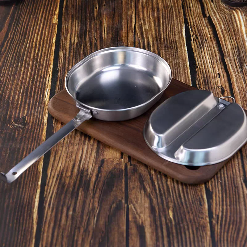 Camping Cooking Kit Box - US Military Mess Kit, Retro Mess