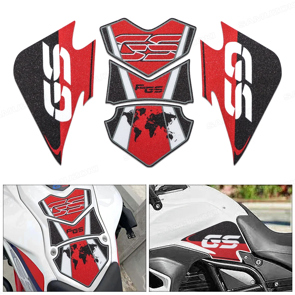 

Fit for BMW F700 GS F700 GS F700GS ADV Motorcycle PVC Tank Pad Sticker Fuel Tank Traction Pads Side Knee Grips Protector Decal