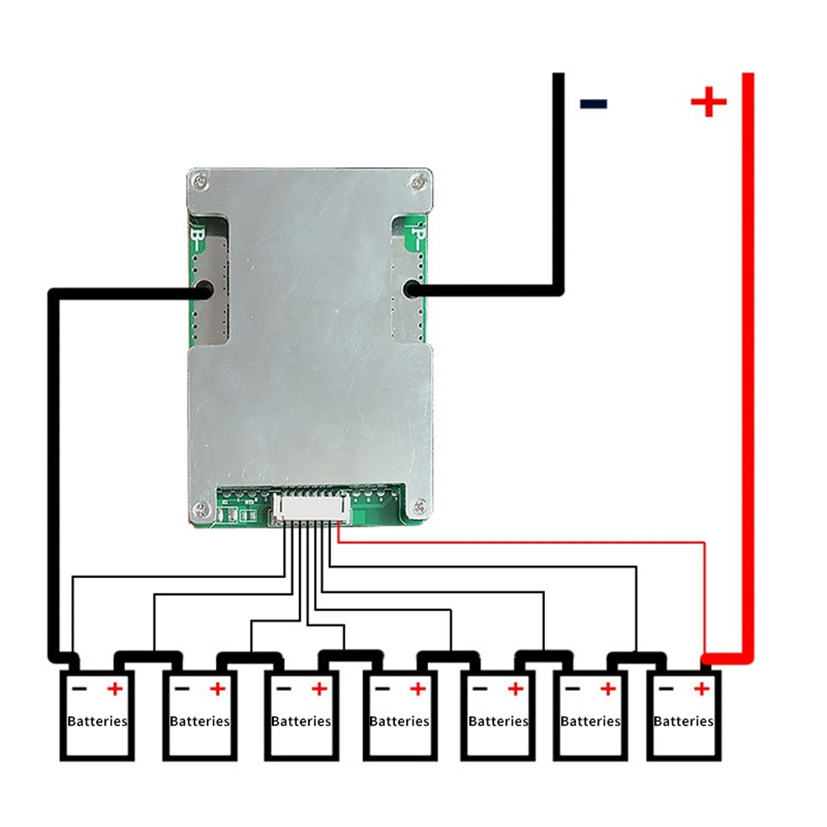 Panneau de Protection de batterie au Lithium N11R 6S 24V 50a, panneau de Protection PCB BMS avec équilibre/amélioration de la batterie