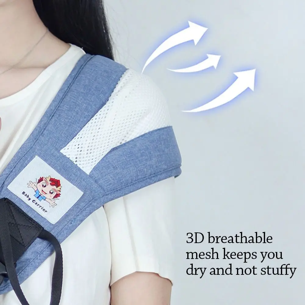 Waist Stool Toddler Carrier Adjustable Shoulder Strap Free Your Hands Baby Carrying Bag Lightweight Breathable